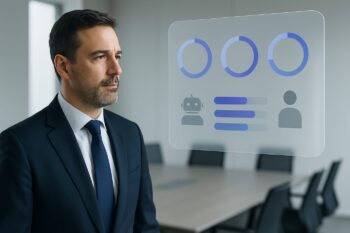 Panel de métricas con KPIs agentes IA para evaluar soporte, ventas y rendimiento operativo de forma visual